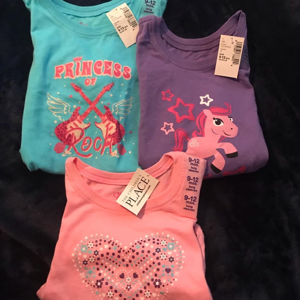 3 Long Sleeve Children’s Place shirts - Picture 1 of 4
